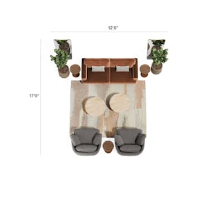 Sculpted Brutalist floor plan