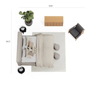Article Interior Bedroom The Calming Nordic Floorplan