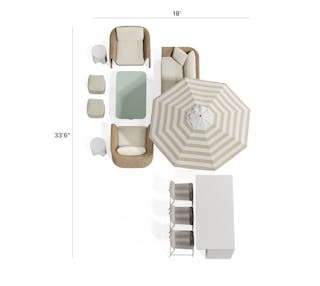 Article Interior Outdoor Amalfi Coastal Retreat Floorplan