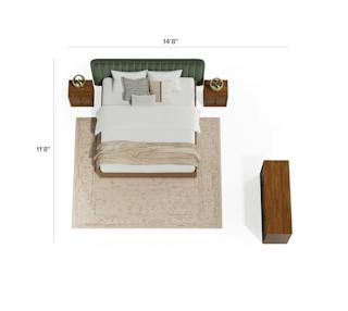 Article Interior Bedroom Farmhouse Floorplan