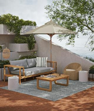 Article Curated Room — Outdoor Coastal Getaway