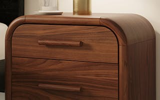 Shop The Faydra Drawer Nightstand In Walnut
