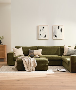 Beta Corner Sectional and Beta Ottoman